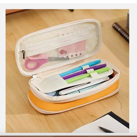 BUNDLE OF 4 Foldable Pencil/ MAKEUP  Case NEW IN PACKAGE - Picture 6 of 6